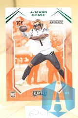 2021 Panini Playoff Green Kickoff Rookie RC #205 Ja'Marr Chase